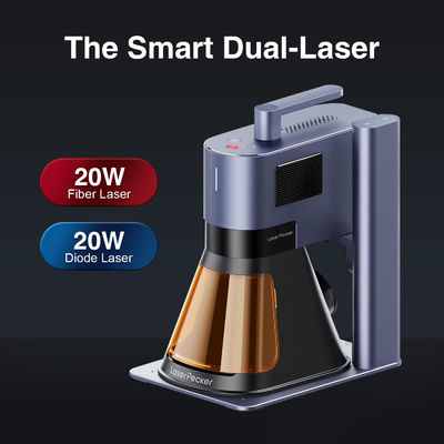 Portable Laser Engraving Machine 20W Fiber Diode Laser Engraver For Cutting