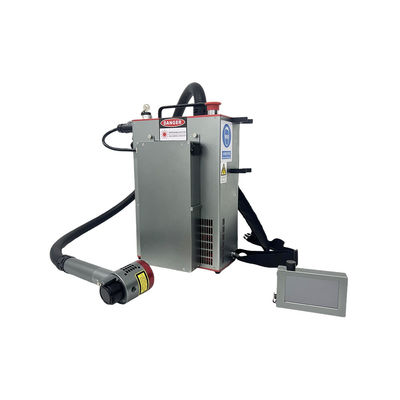 50W 100W 200W Mini Fiber Laser Machine Backpack JPT Laser Rust Removal Cleaning Machine
