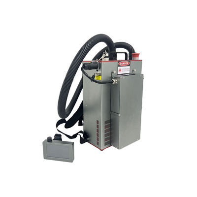 50W 100W 200W Mini Fiber Laser Machine Backpack JPT Laser Rust Removal Cleaning Machine