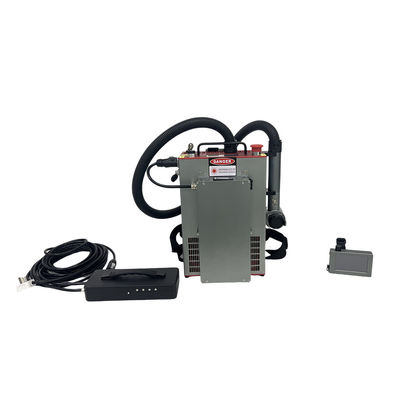 50W 100W 200W Mini Fiber Laser Machine Backpack JPT Laser Rust Removal Cleaning Machine