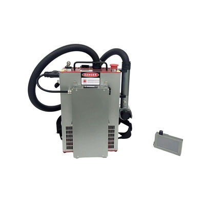 50W 100W 200W Mini Fiber Laser Machine Backpack JPT Laser Rust Removal Cleaning Machine