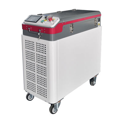 Air / Water Cooled Pulse Laser Cleaner Machine For Resin Paint Oil Stain Rust Coating