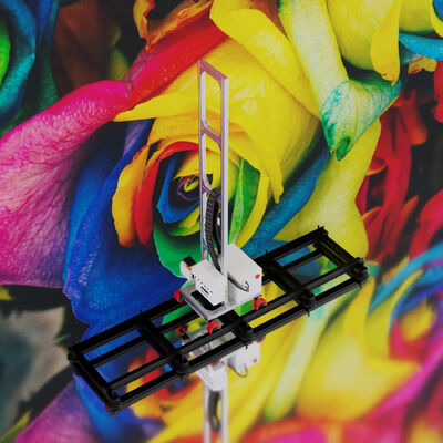 Automatic 3D Vertical Wall Printer Digital Varnish UV Inkjet Wall Painting Machine