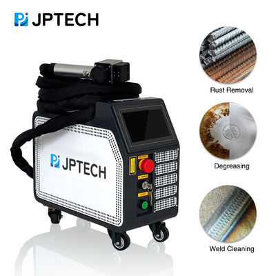 New Air-Cooled Handheld JPT Laser Pulse Cleaning Machine 6000w Suitable For Rust Removal / Paint Removal / Wood Cleaning