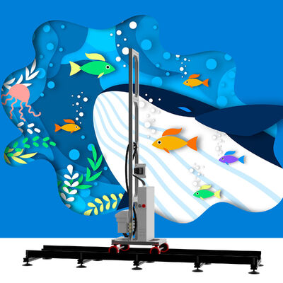 Automatic 3D Wall Printer UV Ink Decorative Wall Machine for Floor Wall Digital Printhead for Wallpaper Printing