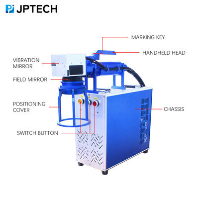 30W 50W Floor Tire Handheld Laser Welding Machine Fiber Laser Metal Marking Machine