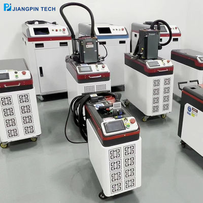 Air / Water Cooled Pulse Laser Cleaner Machine For Resin Paint Oil Stain Rust Coating