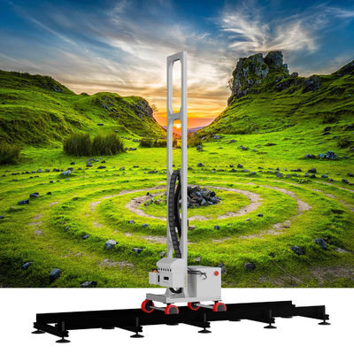 Portable UV Flatbed Printing Machine 2 In 1 Wall And Floor Printer With Tracks